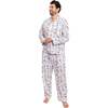 Men's Drawbertson Longhorns Long PJ Set - Pajamas - 6
