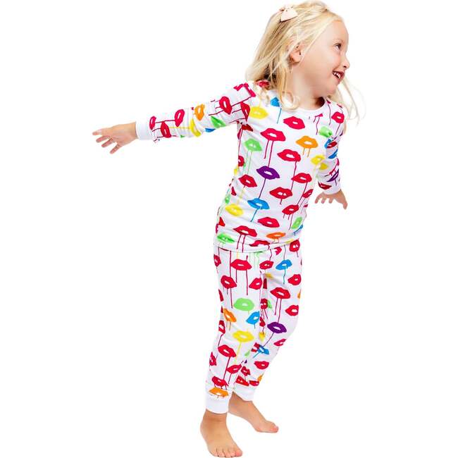 Kids Drawbertson Drippy Lips Long PJ Set - Pajamas - 7