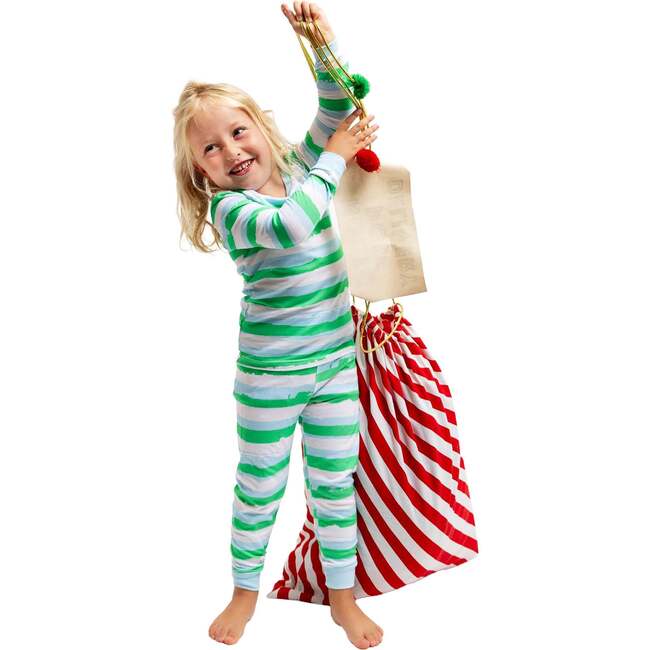 Kids Drawbertson Wild Stripes Long PJ Set - Pajamas - 7