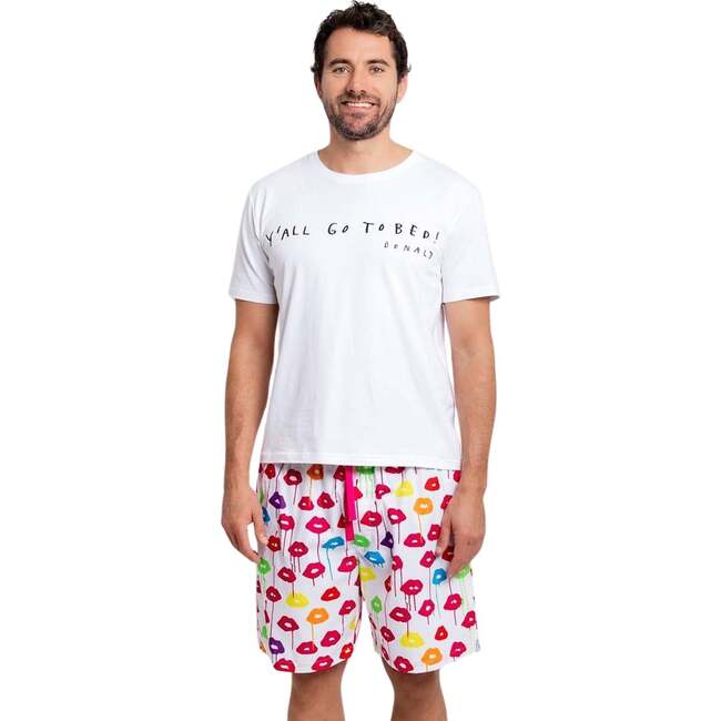 Men's Drawbertson Drippy Lips Sleep Shorts - Pajamas - 2
