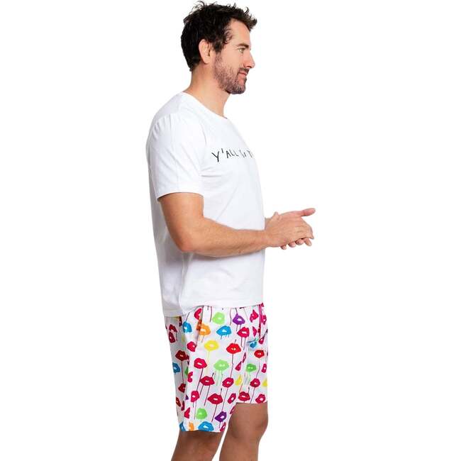 Men's Drawbertson Drippy Lips Sleep Shorts - Pajamas - 4
