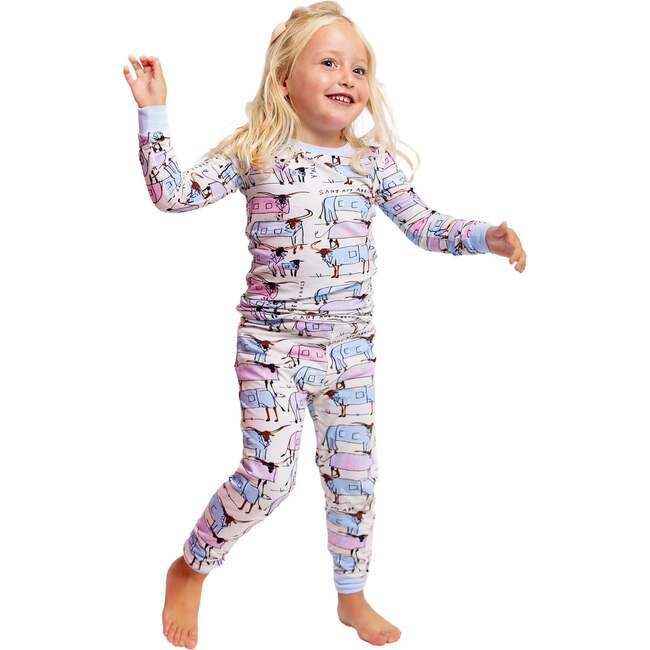 Kids Drawbertson Longhorns Long PJ Set - Pajamas - 5
