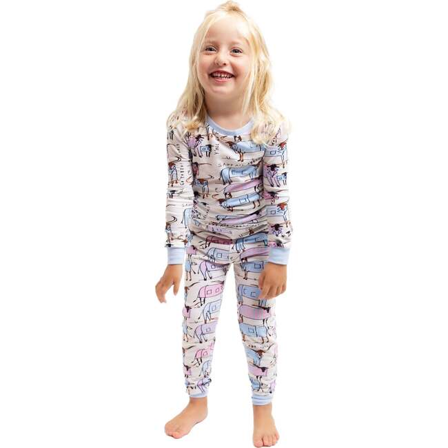 Kids Drawbertson Longhorns Long PJ Set - Pajamas - 6