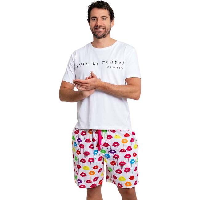 Men's Drawbertson Drippy Lips Sleep Shorts - Pajamas - 7