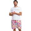 Men's Drawbertson Drippy Lips Sleep Shorts - Pajamas - 7