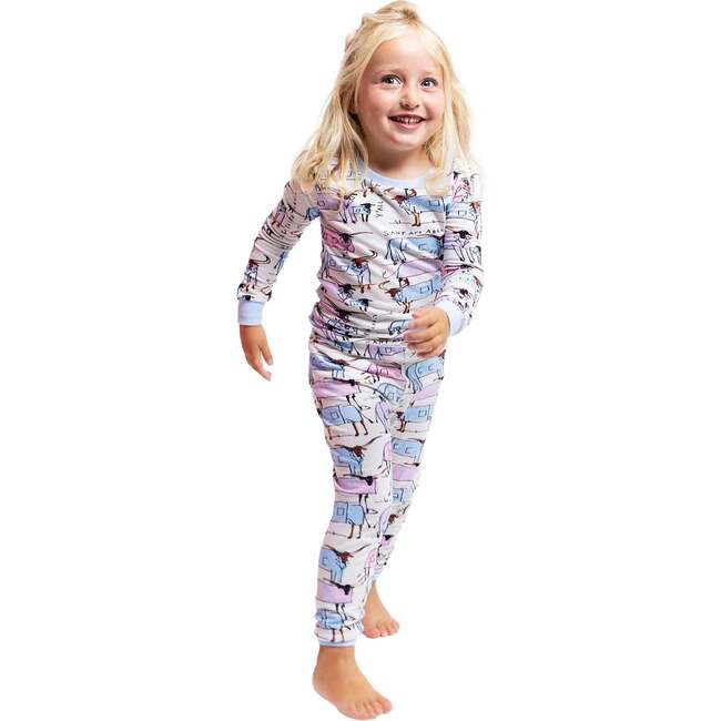 Kids Drawbertson Longhorns Long PJ Set - Pajamas - 7