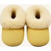 Alpaca Fur Baby and Kids Booties Slippers, Golden Honey - Slippers - 1 - thumbnail