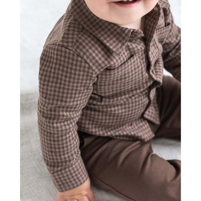 Berg Flannel Long Sleeve Collared Button Down Shirt Pine Plaid - Button Downs - 2