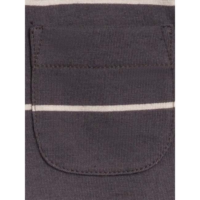 Reese Drop Shoulder Tee Hunter Stripe / Ash - T-Shirts - 2