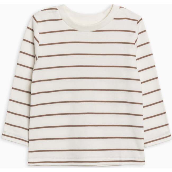 Turk Long Sleeve Crew Kade Stripe / Taupe