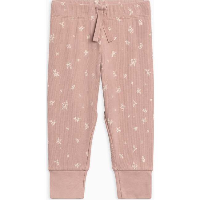 Charlie Ribbed Joggers Amaya Floral / Mauve