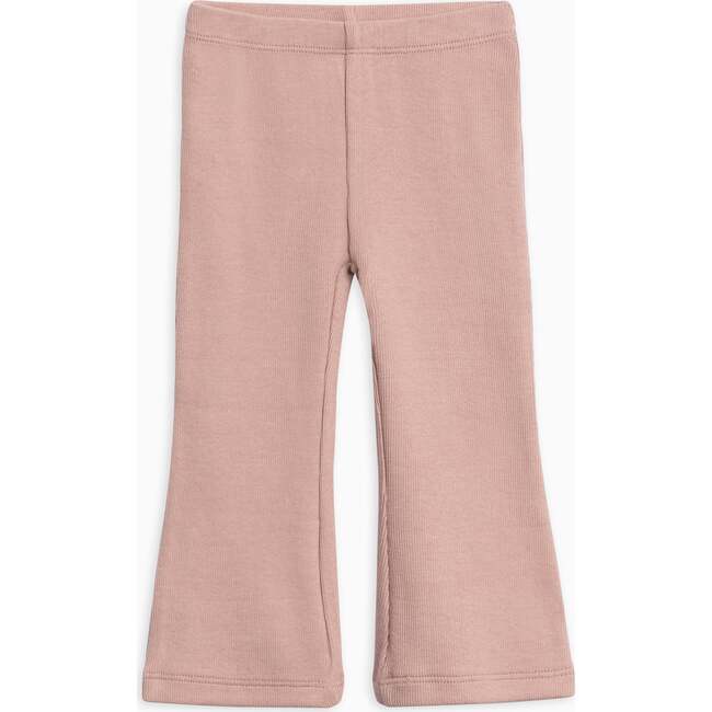 Nell Ribbed Flare Leggings Mauve