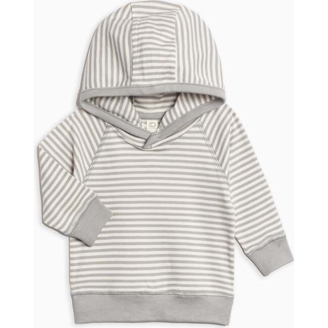 Madison Hooded Pullover Mist Stripe