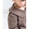 Yael Flannel Ruffle Collared Shirt Chestnut Plaid - Shirts - 2