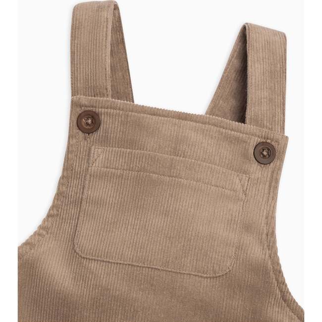 Remi Corduroy Overalls Taupe - Overalls - 5