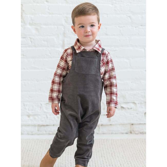 Remi Corduroy Overalls Ash - Overalls - 3