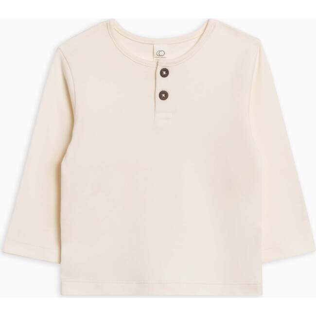Reef Long Sleeve Henley Ivory