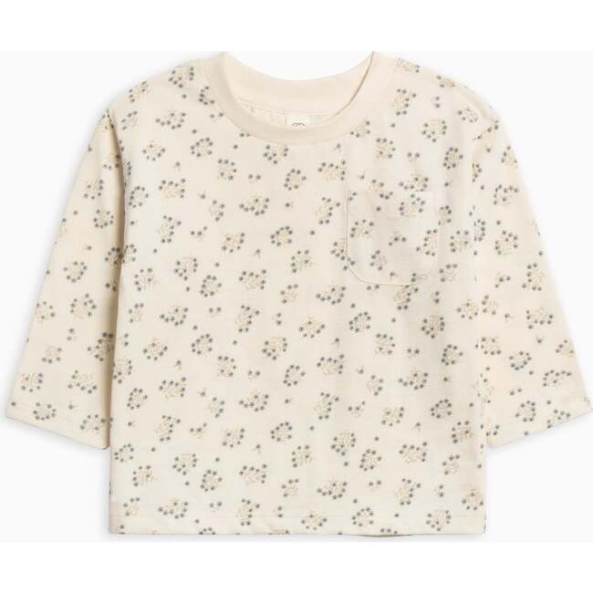 Reese Drop Shoulder Tee Hayden Floral / Denim + Mist