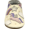 Born To Shine Ivory Soft Sole - Crib Shoes - 3