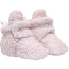 Sherpa Lt Pink Snap Bootie - Booties - 1 - thumbnail