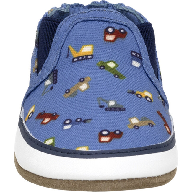 I Love Trucks Med Blue Soft Sole - Crib Shoes - 3
