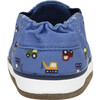 I Love Trucks Med Blue Soft Sole - Crib Shoes - 4