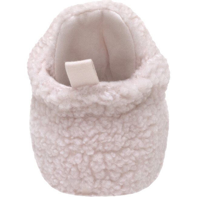 Sherpa Lt Pink Snap Bootie - Booties - 4