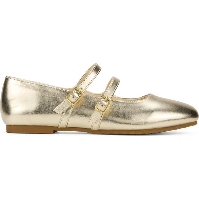 Miss Mary Flat, Gold - Mary Janes - 4