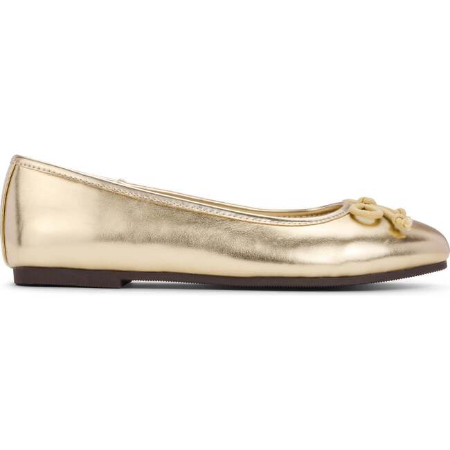 Miss Sadie, Metallic Gold - Flats - 3