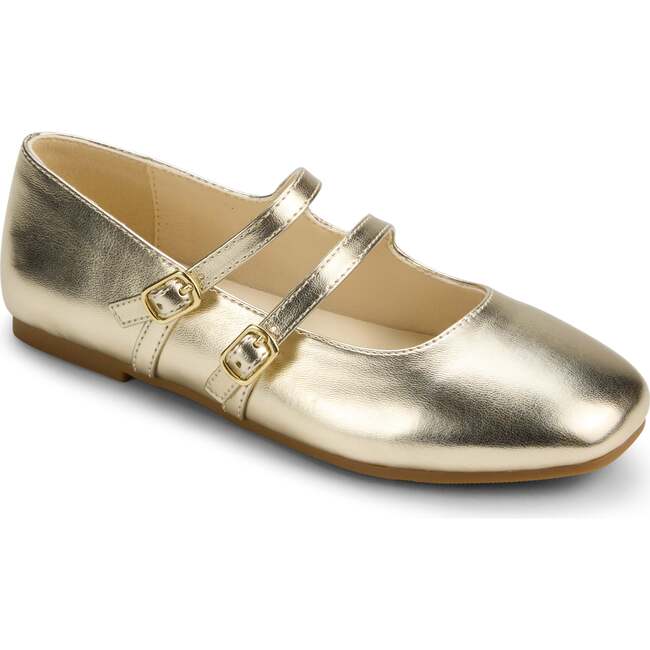 Miss Mary Flat, Gold - Mary Janes - 2