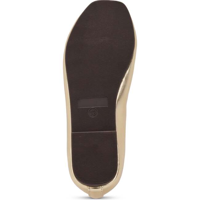 Miss Sadie, Metallic Gold - Flats - 2