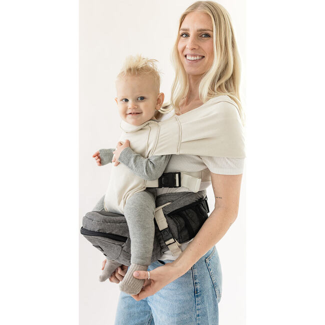 Hip Seat Hands-Free Attachment, Cream - Carriers - 5