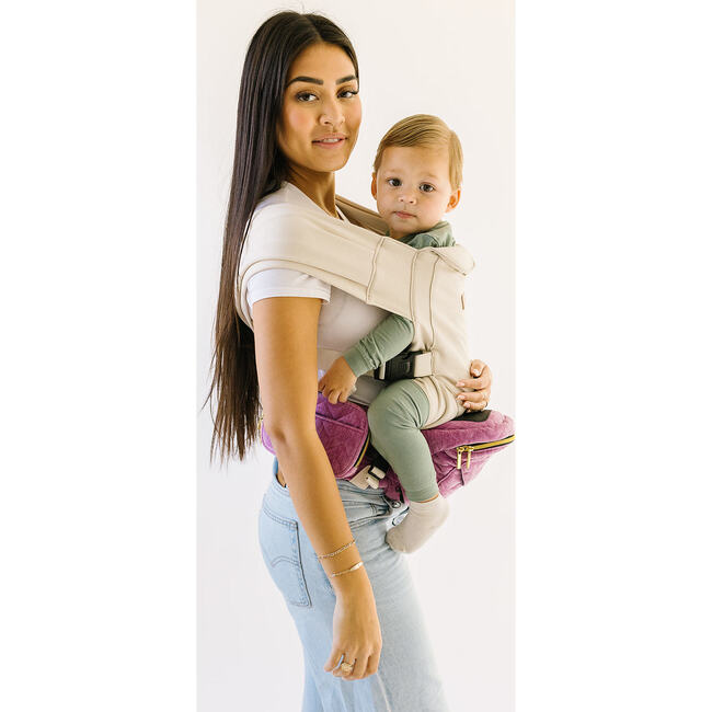 Hip Seat Hands-Free Attachment, Cream - Carriers - 6