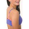 Bleum Seamless Reversible Girls Bralette, Lilac-Coral - Bras - 3