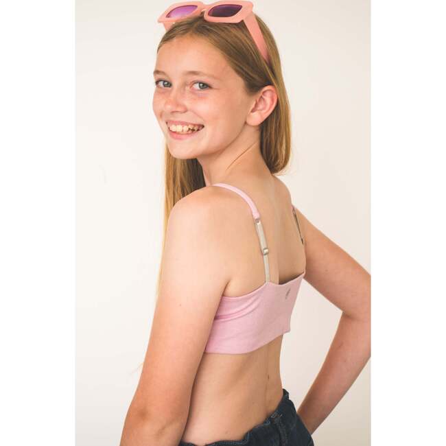 Bleum Seamless Reversible Girls Bralette, Pink-Toffee - Bras - 2