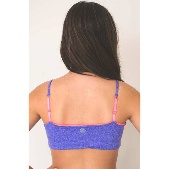 Bleum Seamless Reversible Girls Bralette, Lilac-Coral - Bras - 5