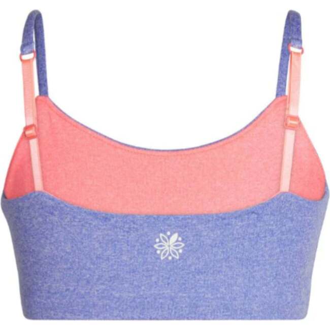 Bleum Seamless Reversible Girls Bralette, Lilac-Coral - Bras - 6