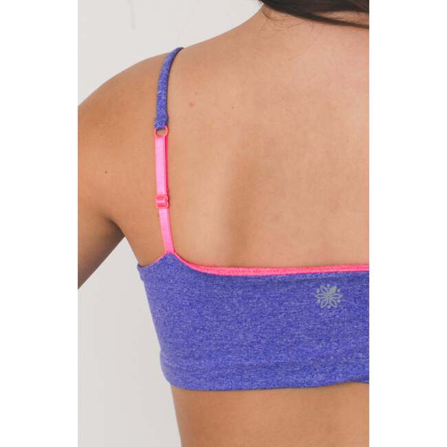 Bleum Seamless Reversible Girls Bralette, Lilac-Coral - Bras - 7