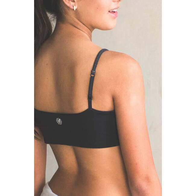 Bleum Petal Padded Reversible Girls Bralette Titanium-Black - Bras - 6