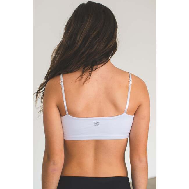 Bleum Seamless Reversible Girls Bralette, White - Bras - 5