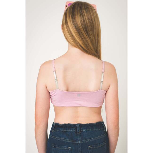 Bleum Seamless Reversible Girls Bralette, Pink-Toffee - Bras - 5