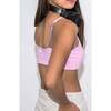 Bleum Petal Padded Reversible Girls Bralette Pink-Silver - Bras - 3