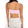Bleum Petal Padded Reversible Girls Bralette Pink-Silver - Bras - 4