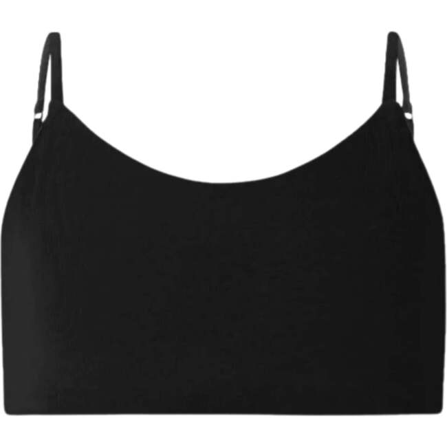 Bleum Neutral Bamboo Girls Seamless Bra Black-Boysenberry