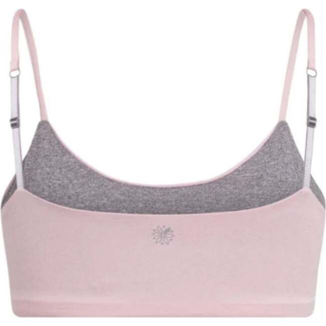 Bleum Petal Padded Reversible Girls Bralette Pink-Silver - Bras - 5