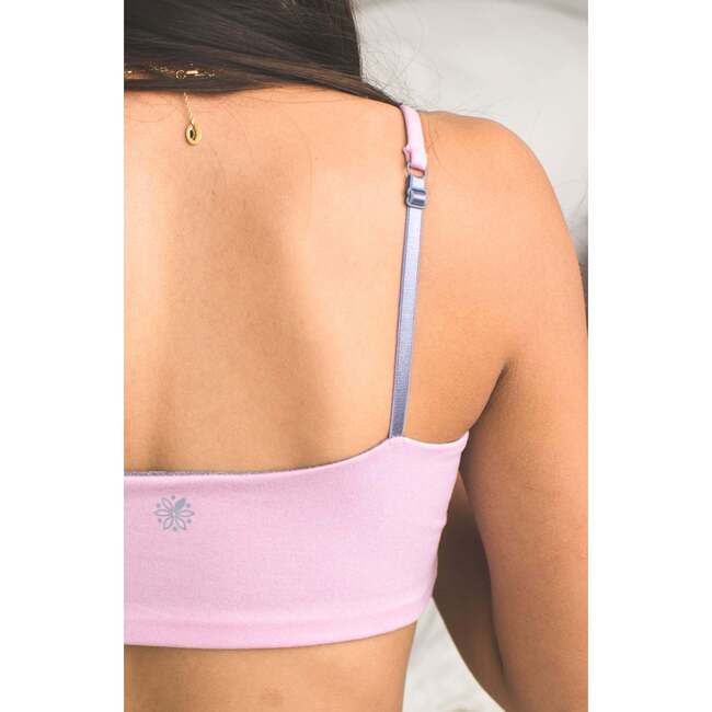 Bleum Petal Padded Reversible Girls Bralette Pink-Silver - Bras - 6