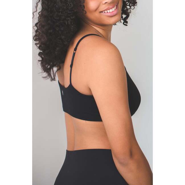 Bleum Neutral Bamboo Girls Seamless Bra Black-Boysenberry - Bras - 3