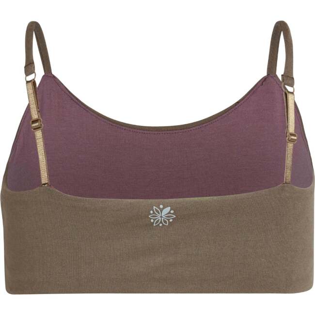 Bleum Neutral Bamboo Girls Seamless Bra Chocolate-Rose - Bras - 5
