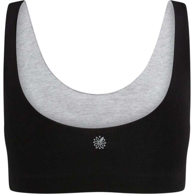 Aster Reversible Girls Tank Bra Black-Grey - Bras - 5