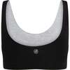 Aster Reversible Girls Tank Bra Black-Grey - Bras - 5